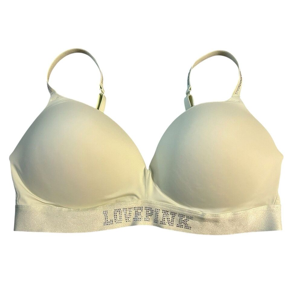 Victoria’s Secret PINK Light Green Wear Everywhere Push Up Wireless Bra 40D